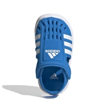 adidas Water Sandal Shoe (Velcro closure, closed toe area) blue Toddlers